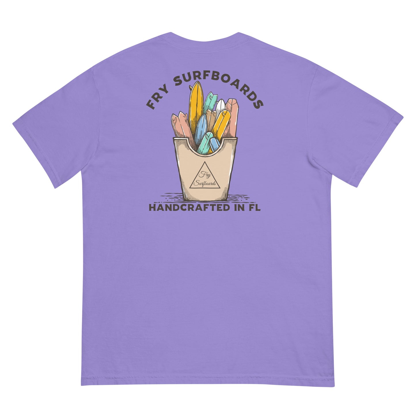 Florida Fry Quiver Tee - Comfort Colors